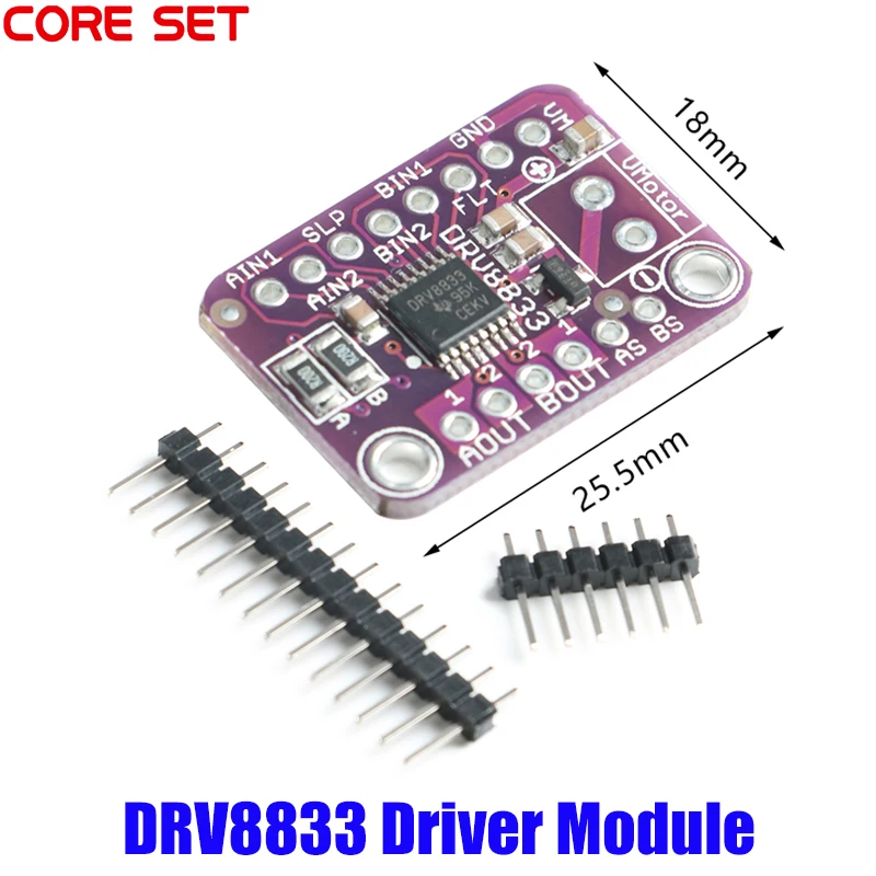 Модуль драйвера DRV8833 2 канальный модуль управления двигателем с шаговым
