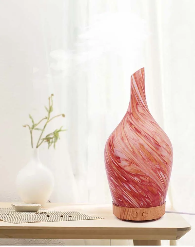 

Diffusers Electric Incense Burner Aromatherapy Glass Vase Aroma Incense Colorful Burner Diffuser Backflow Accessories 50XXL25