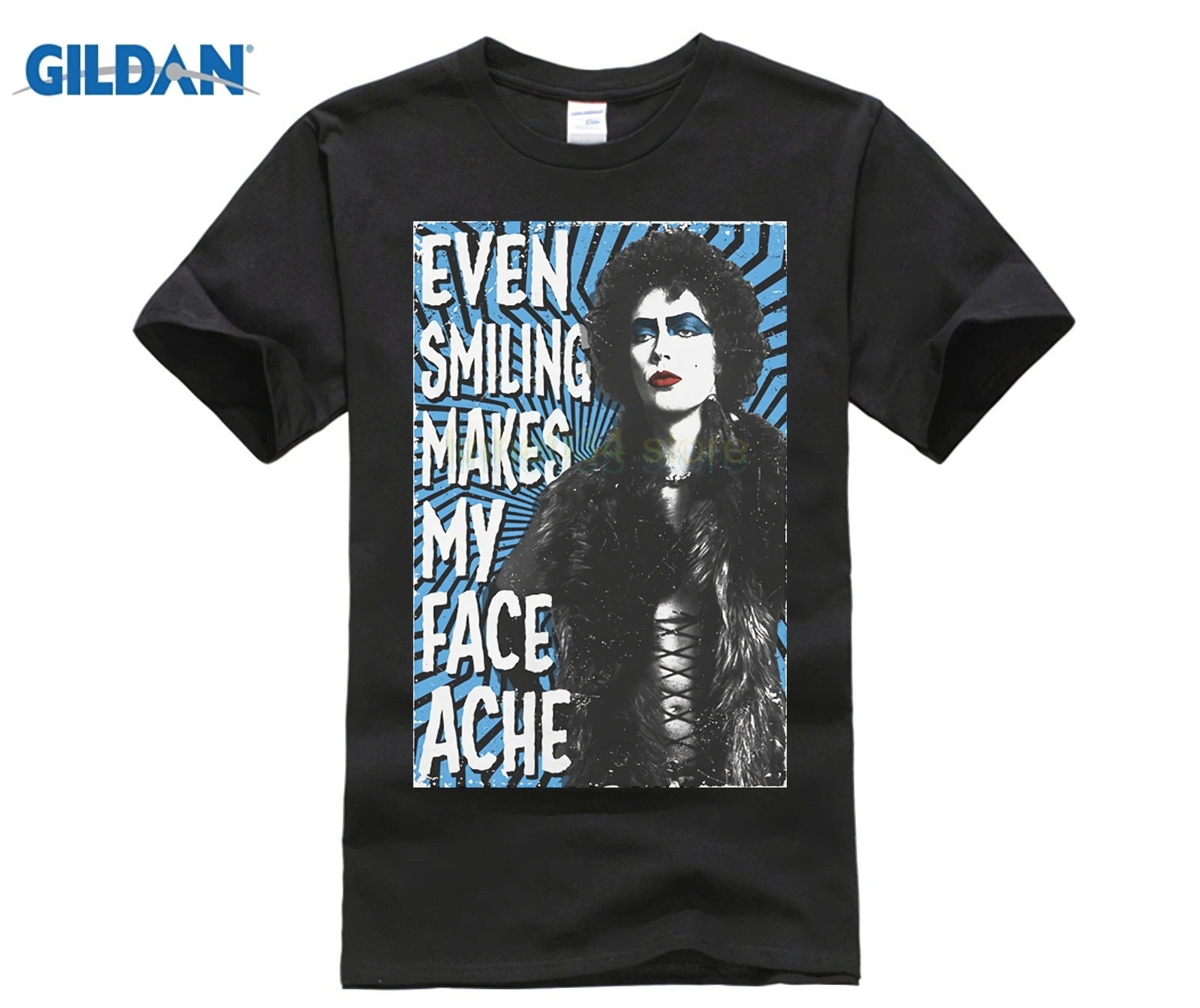 Футболка из 100% хлопка футболка с изображением Франка н фёртера Рокки