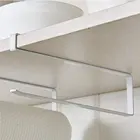 Дверной шкаф, подвесная стойка для бумажных полотенец, Бесплатный перфорированный железный шкаф, разделительный слой, стойка для хранения, держатель рулонной бумаги