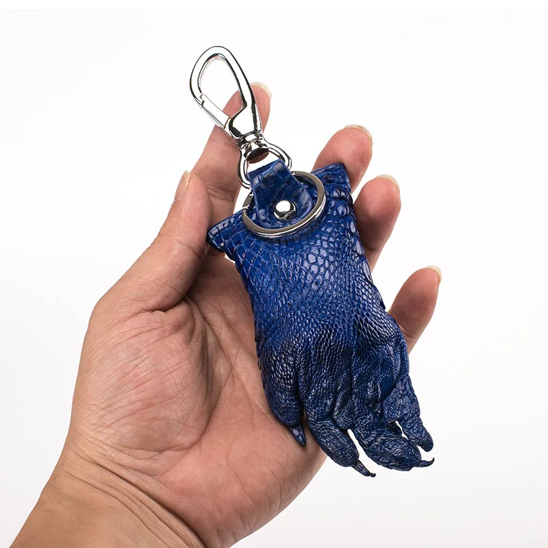 

Crocodile Claw Keychain Leather Leychain Vintage Fashion Men Women Car Key Case Key Ring Chain Holder Pendant Keyring
