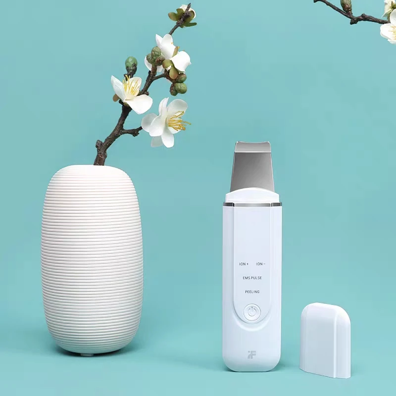 Инструмент для очистки кожи InFace Ultrasonic Ion Cleansing Instrument Skin Scrubber Peeling Shovel Facial Pore Cleaner Face Lift Machine для женщин.