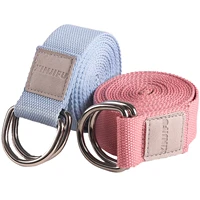 yoga strap yoga stretch bands with adjustable d ring buckle for daily stretching yoga pilates physical therapy fitness