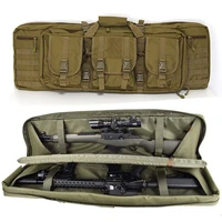 tactical 36 47 inch double rifle bag molle pouches hunting gun backpack case airsoft outdoor military gun carry protection pack