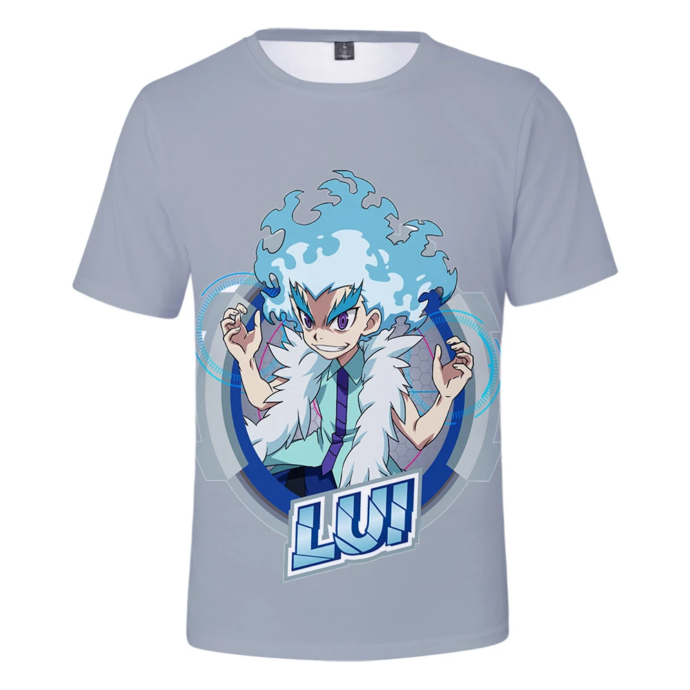 Повседневная футболка с 3D принтом бейблэйд эволюции для мужчин и женщин летние