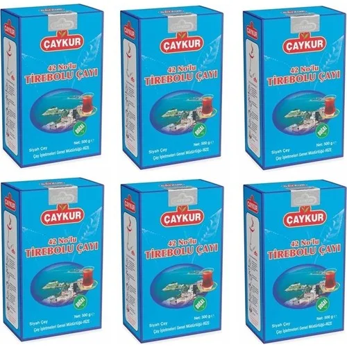 

Free shipping Caykur 42 Nolu Tirebolu Tea 6 PCs. 500 g