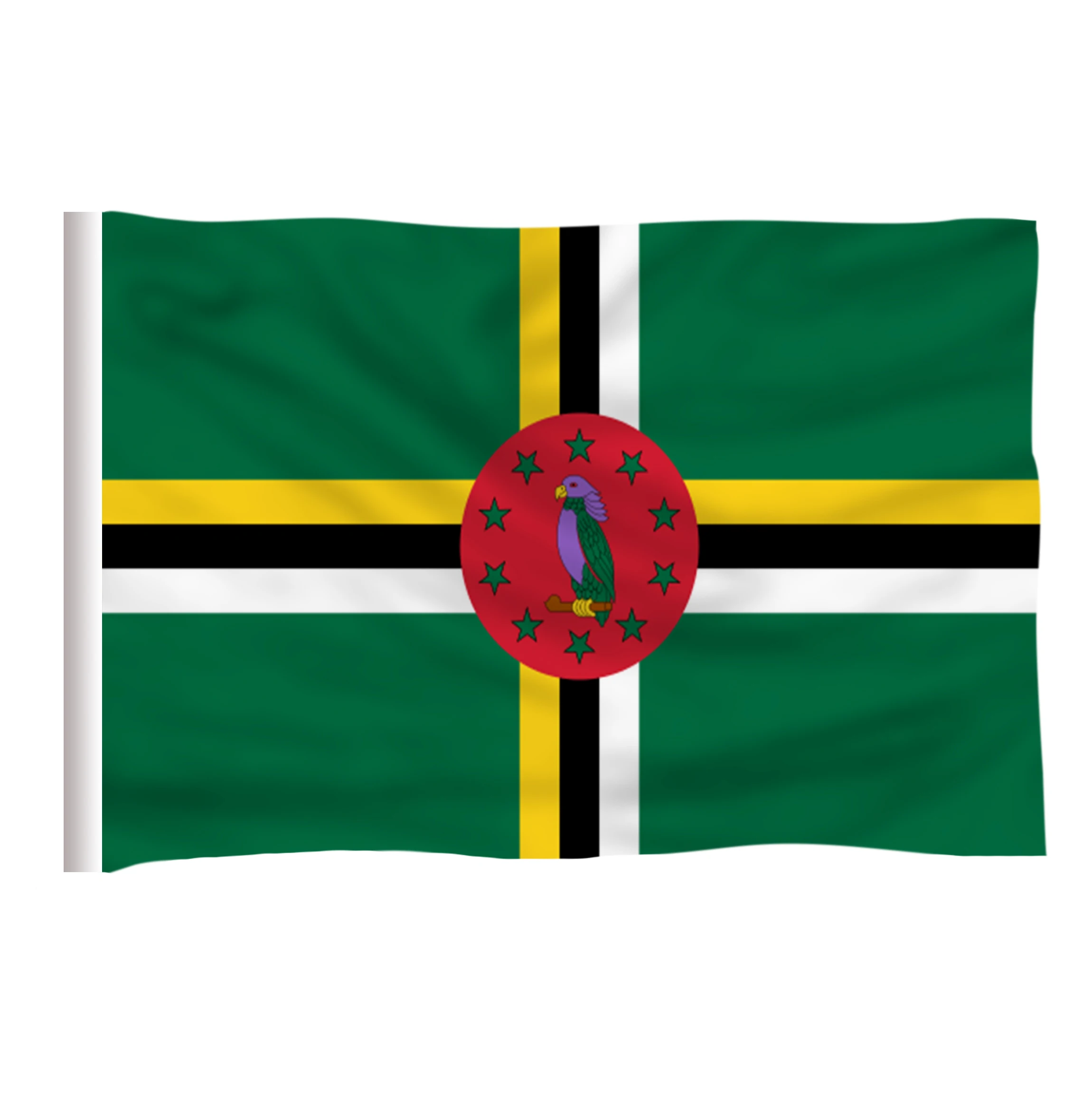 2017 флаг Dominica полиэстер 5*3 фута 150*90 см Высокое качество|polyester flag|flags polyesterflag 150 |