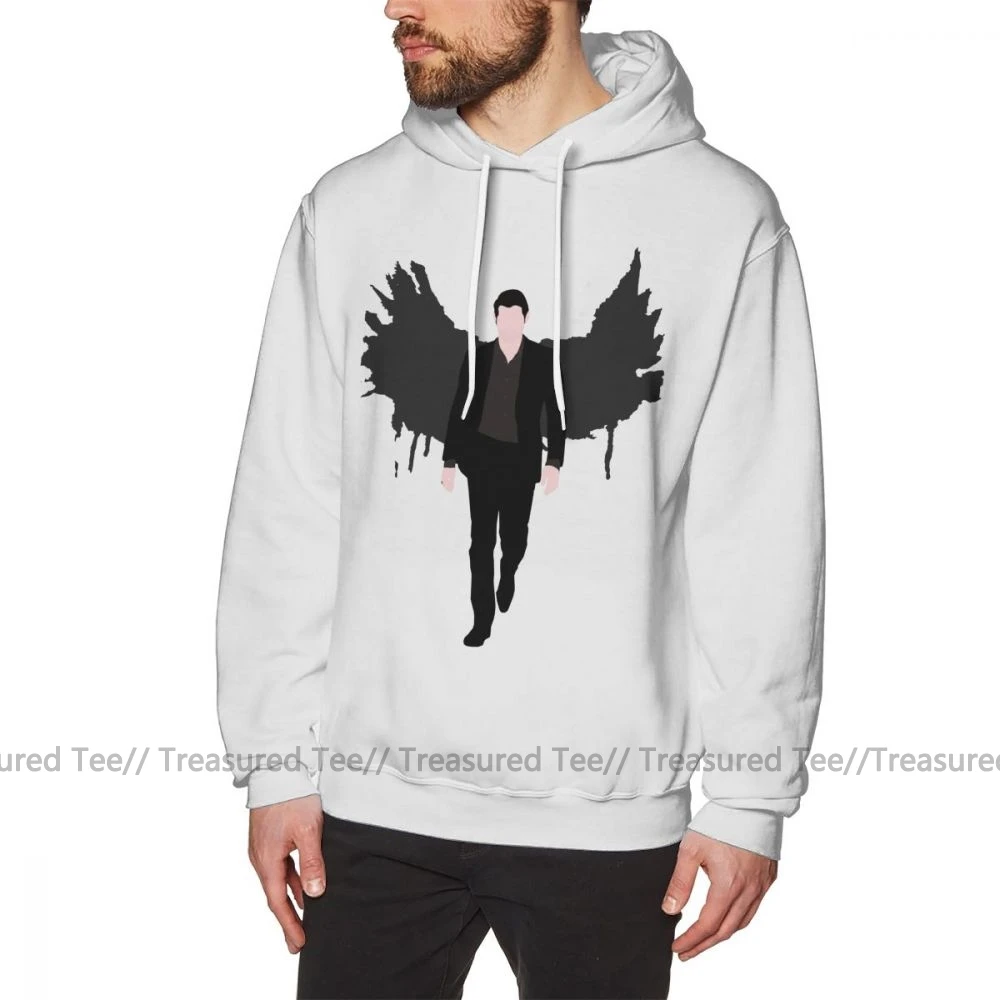 Lucifer Толстовка Lucifer Morningstar толстовки хлопок пуловер размера XXL толстовка уличная длинная мужская повседневная черная зимняя Толстовка - Цвет: White