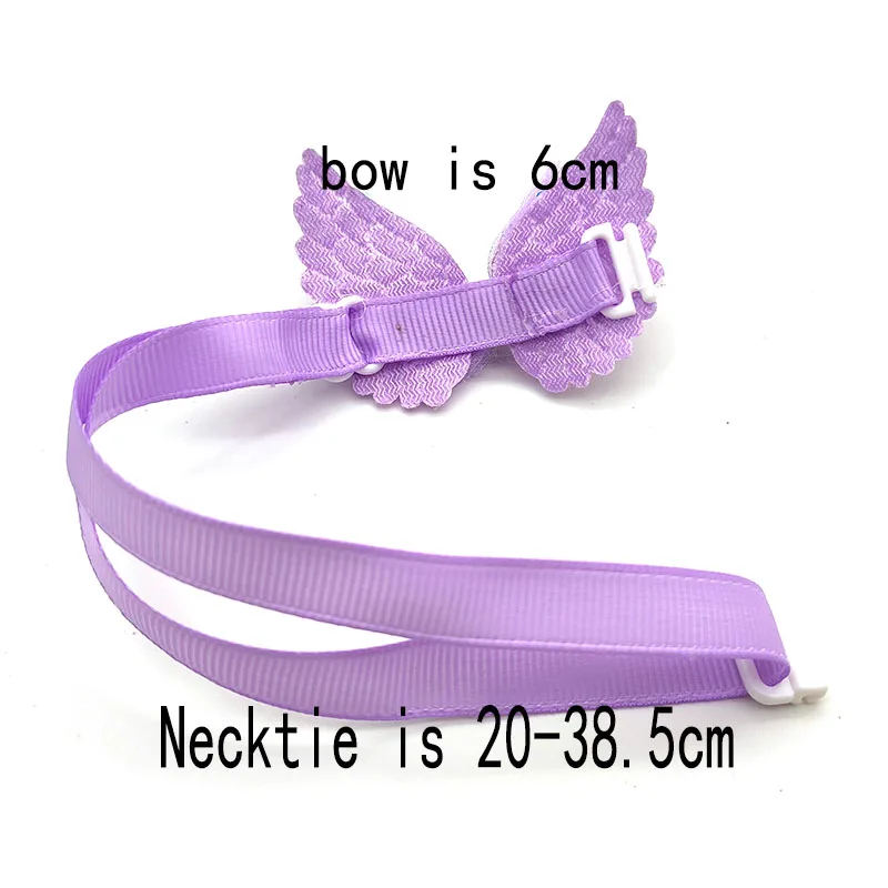 

50/100 Pcs Dog Pets Accessories Angel wings For Pet Dogs Bowties Pets Supplies Dog Grooming Product Dog Bow Tie Necktie