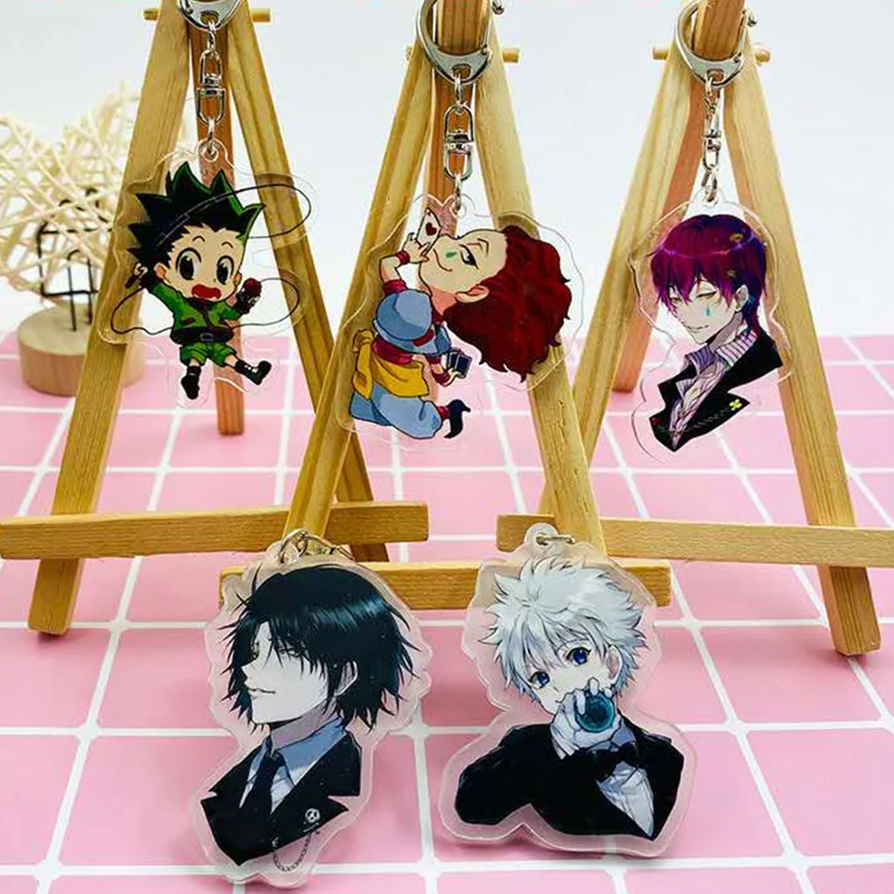 Смешанный Охотник х брелок мультяшный рисунок Killua Zoldyck Kurapika двухсторонний