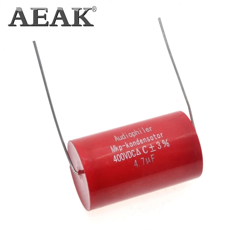 AEAK Audiophiler осевой MKP 250V 400V DC HIFI DIY аудио конденсатор для ламповых гитарных усилителей