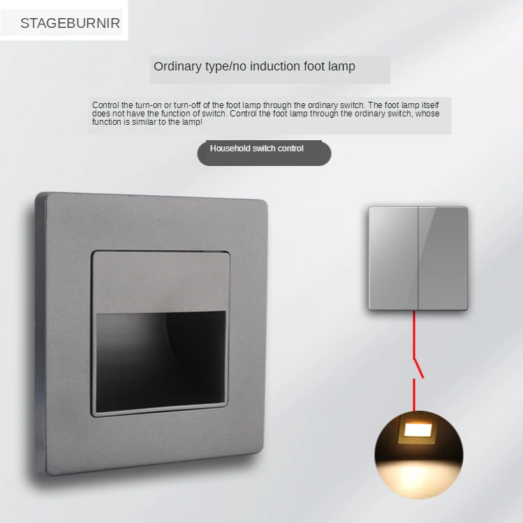 Ночсветильник с датчиком движения для коридора лестницы 86 светодиодный | Лампы и