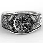 Горячая мифология викингов кельтский компас кольца для мужчин и женщин Винтажный серебряный цвет для женщин и мужчин ювелирные изделия панк аксессуары вечерние подарки