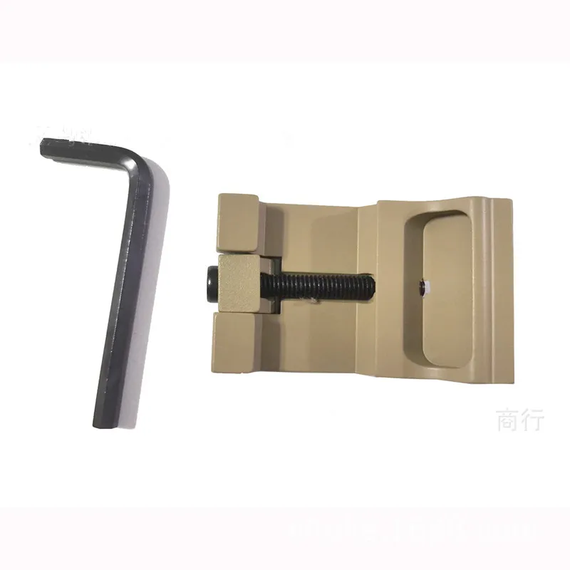 

The gun mlok All metal 20 mm aluminum alloy bracket side bracket 45 degree aluminum alloy bracket