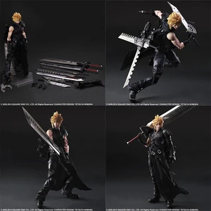 Экшн-фигурка из ПВХ Final Fantasy VII Cloud Strife, аниме Cloud Strife, коллекционная игрушка из ПВХ, 28 см
