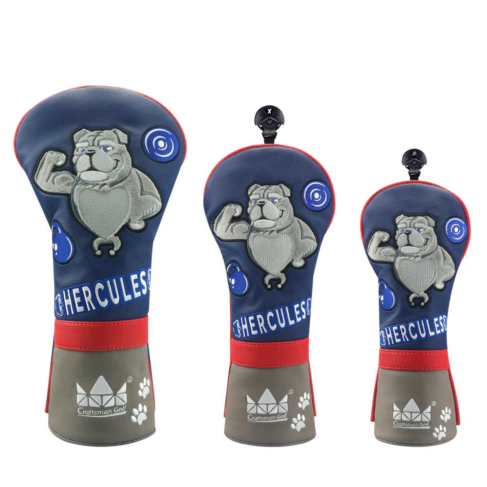 Craftsman чехол клюшки для гольфа Драйвер Фарватер гибрид со сменным номером тег