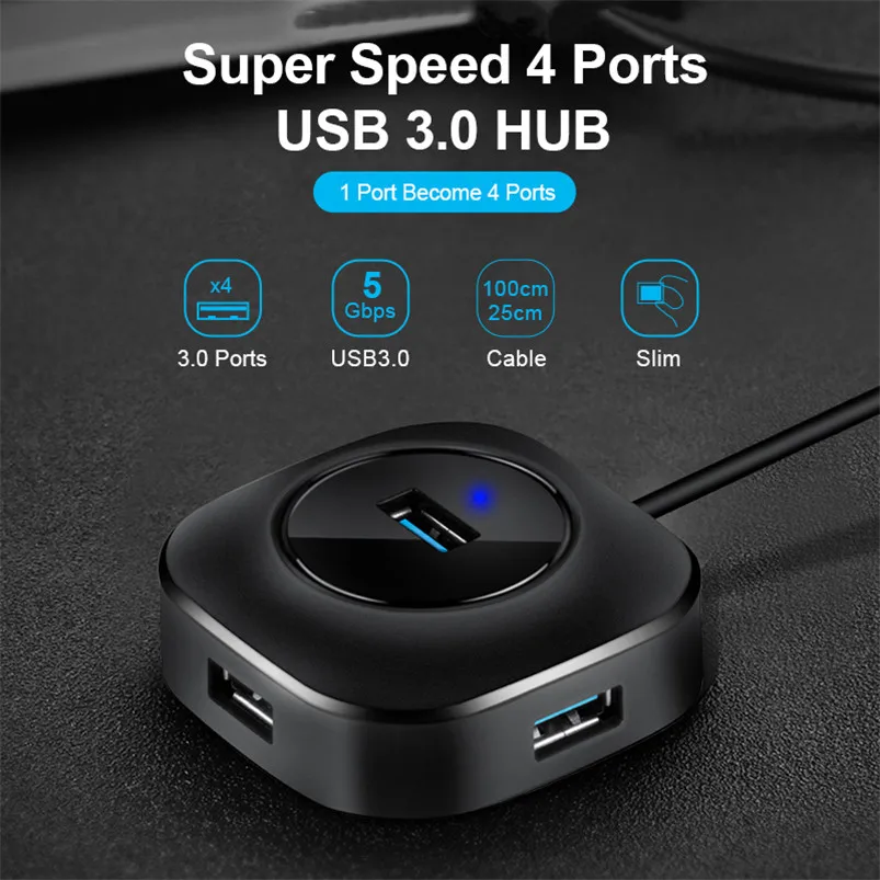 USB разветвитель 4 порта 3 0|USB-хабы| |