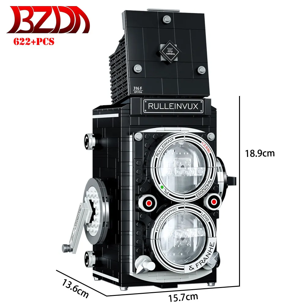 Новинка 2020 креативные строительные блоки BZDA для зеркальной камеры цифровая