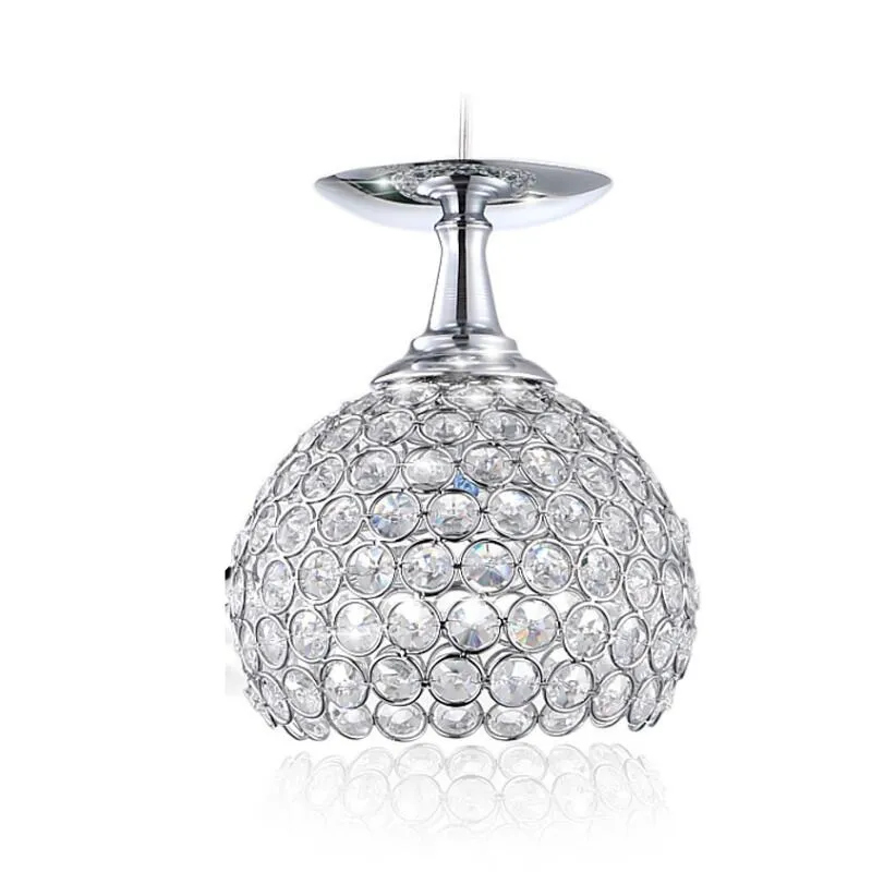 Современная простая железная хрустальная люстра E27 светодиодные лампы для вина