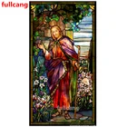 5d рукоделие, Алмазная мозаика картина с Иисусом и с яркими кристаллами; Обувь с вышивкой квадрат и круглый дрель вышивка крестиком религиозных святое Искусство Декор JX2103