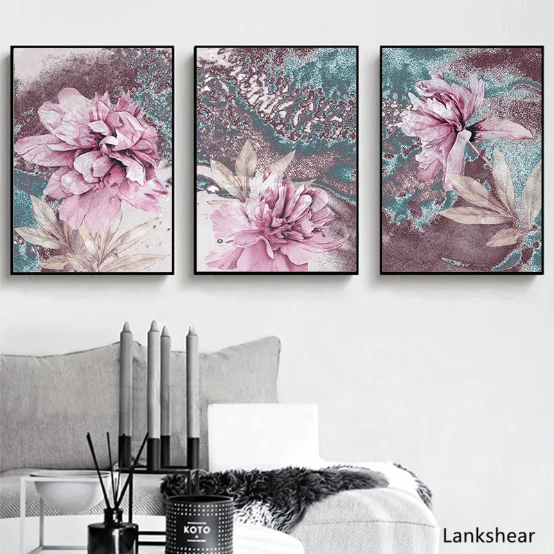 

Abstract Painting Scandinavian Poster Nordic Decoration Home Wall Art Flowers Posters And Prints Decorative Pictures Unframed