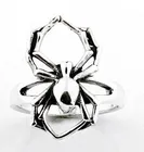 Креативное кольцо с пауком для мужчин, модное винтажное украшение в стиле стимпанк для Хэллоуина