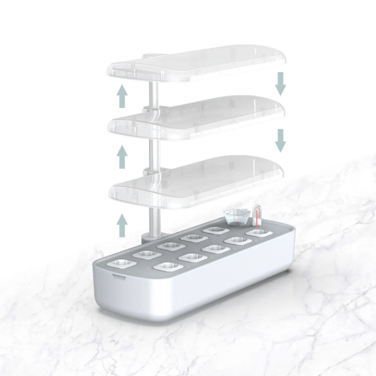 Крытый гидропоники сад гидропонного выращивания лампа-ящик для комнатных