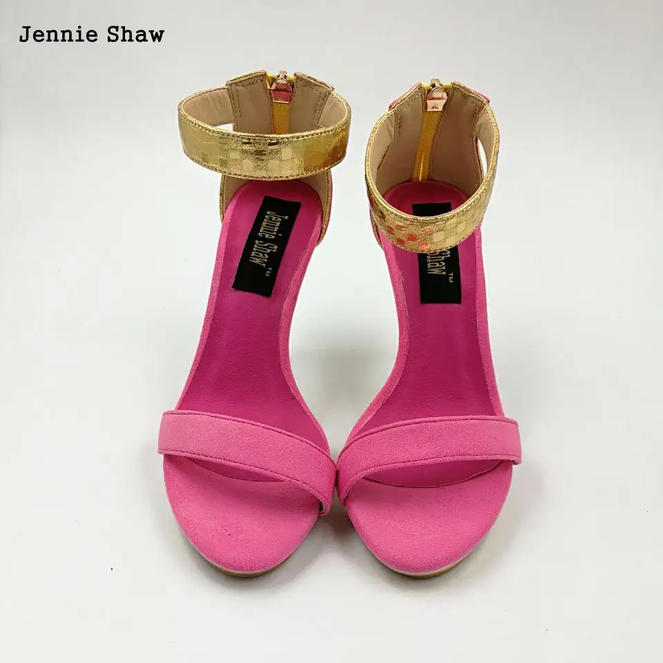 Женские летние босоножки на молнии и блестящей платформе размеры 32 33 40 пикантные