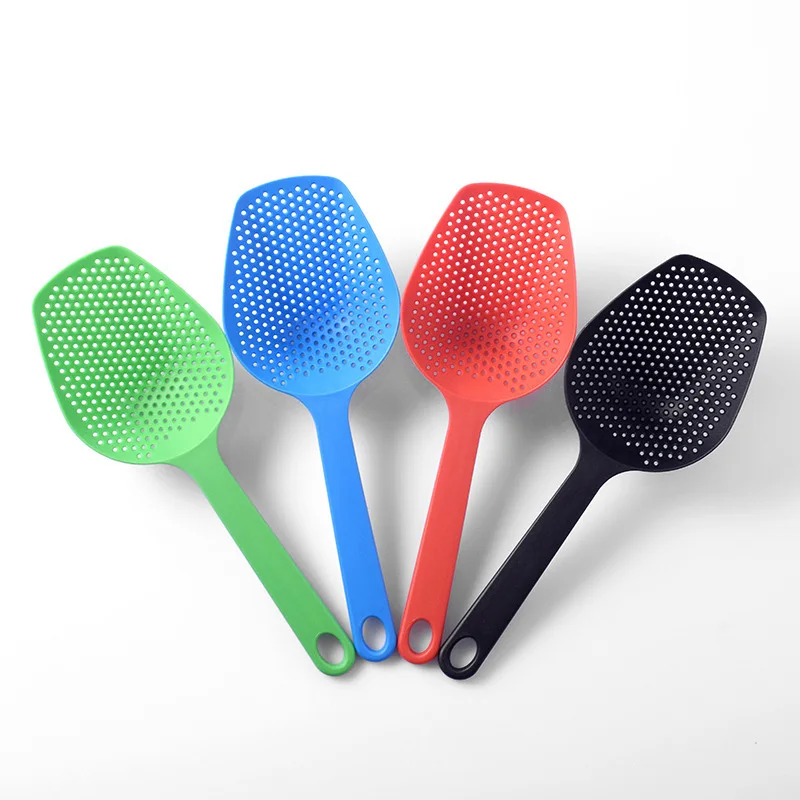 

Kitchen utensils strainer shovel gadget cooking vegetable strainer cooker home kitchen tool nylon spoon