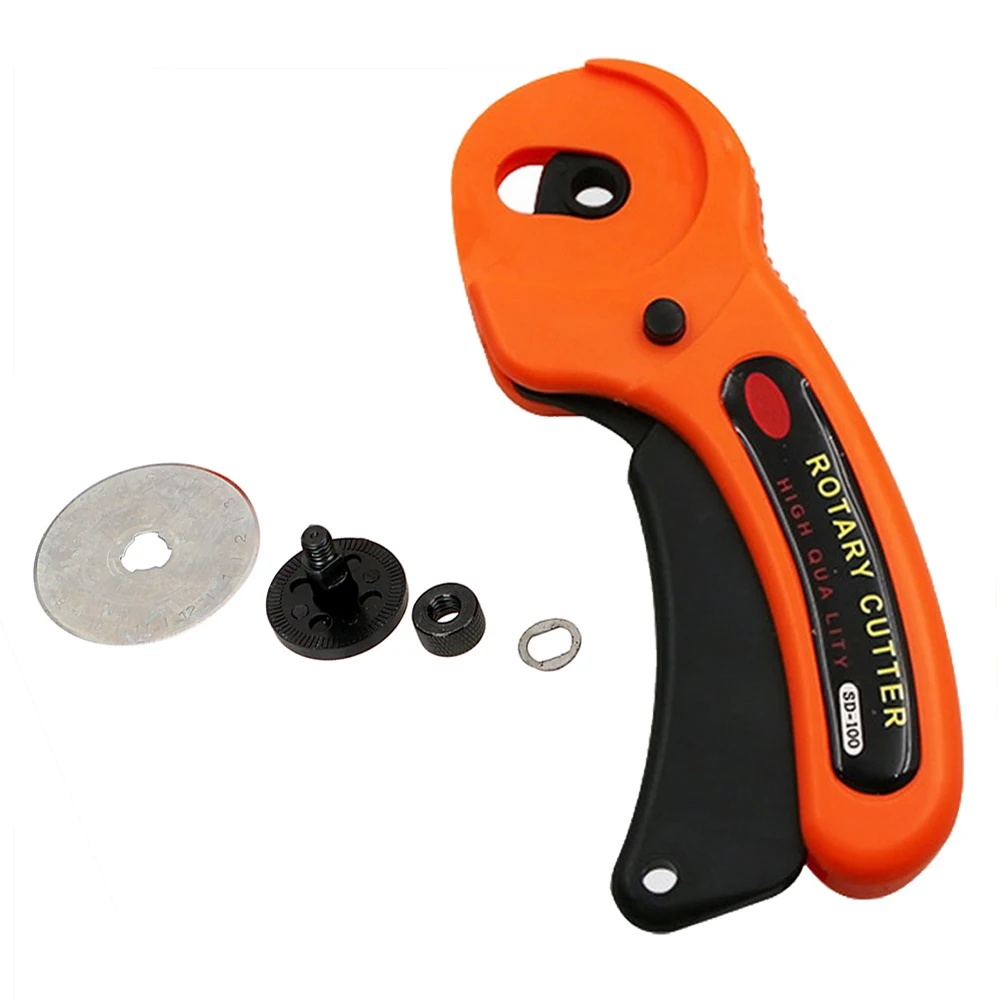 

10pcs 45mm Circular Rotary Blade Patchwork Fabric Cloth Cutter Leather Craft Hand Knife Roller Knife Cutter Sewing Tools