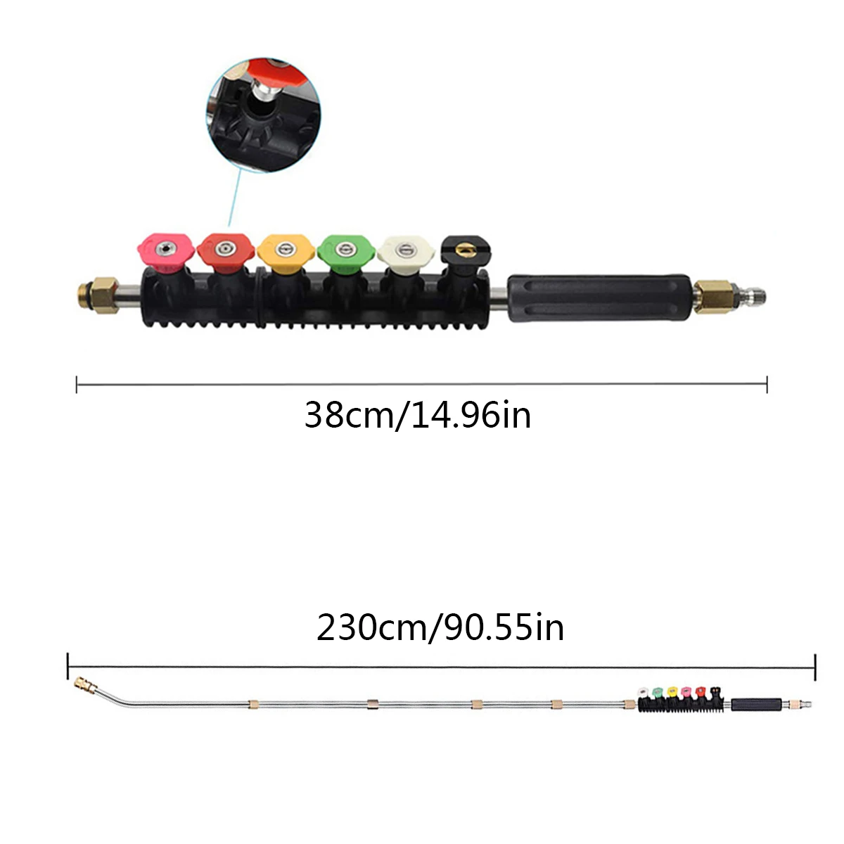 

High Pressure Water Gun Metal Water Gun High Pressure Power Car Washer Spray Car Washing Tools Garden Water Jet Pressure Washer