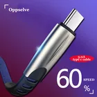 Кабель Oppselve USB Type-C для Samsung S10, S9, S8, кабель с поддержкой быстрой зарядки, кабель USB C мобильный телефон, кабель 3,0 C