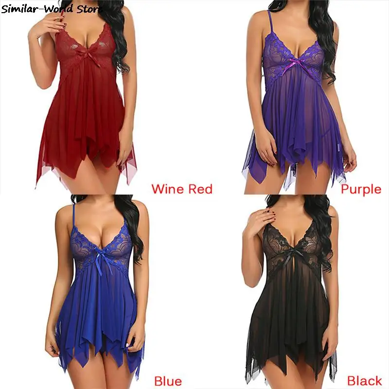 Женское сексуальное нижнее белье женское одежда для сна кружевное