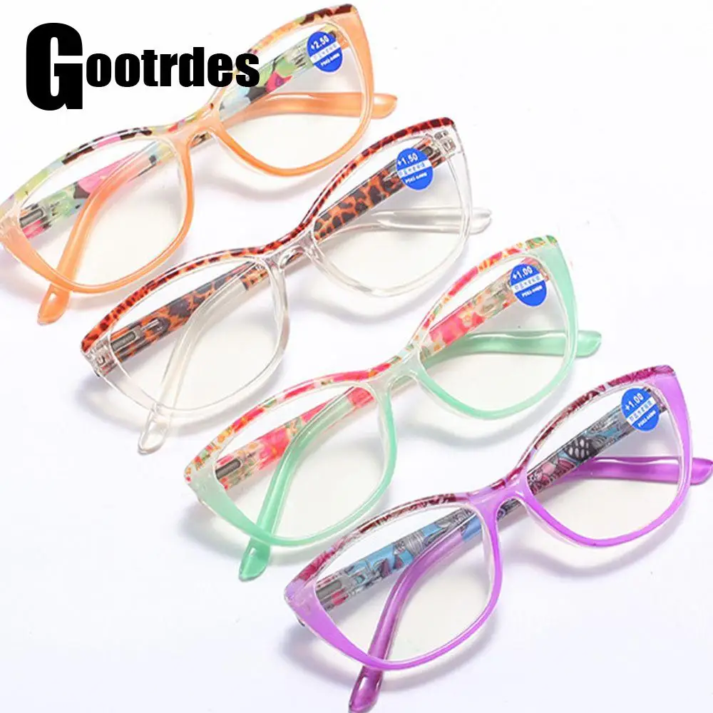 

Очки для чтения с диоптриями в металлической оправе с защитой от сисветильник + 10 + 35