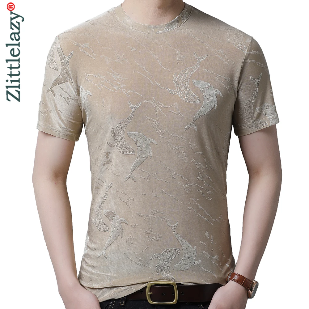 

2022 повседневная мужская футболка с коротким рукавом летняя мужская одежда Роскошная футболка уличная мода футболки 52531