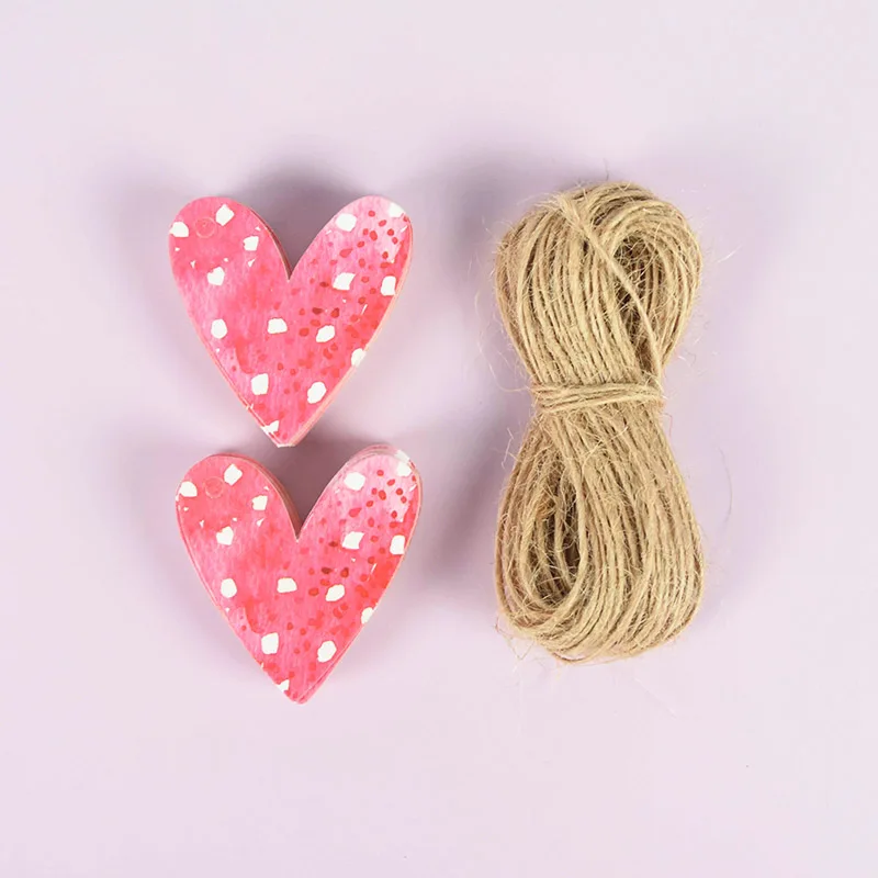 50 шт. крафт Бумага бирки в виде сердца со стрелой фигурные карточки собственными