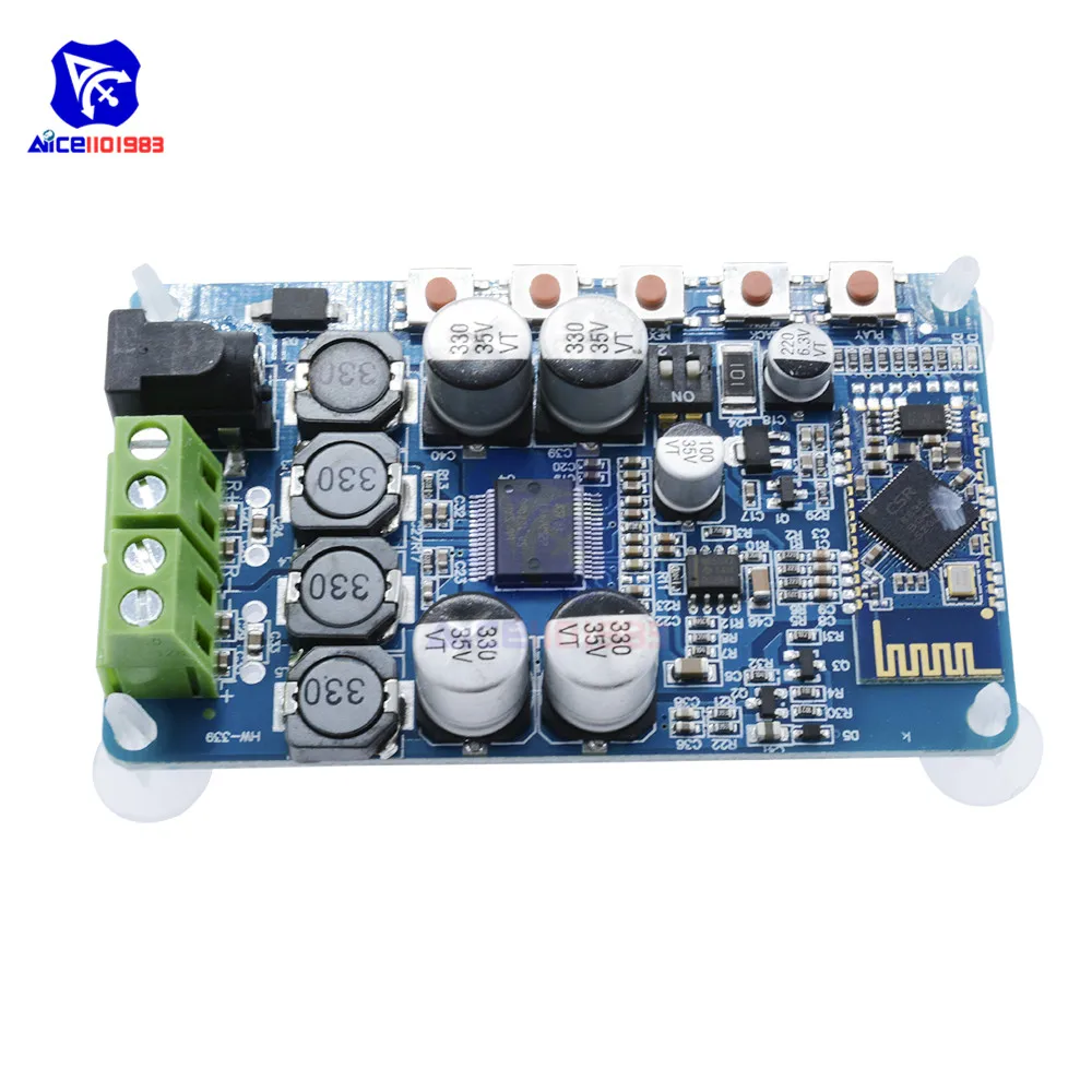 Цифровой усилитель diymore TDA7492P Bluetooth 4 0 50 Вт + плата беспроводные аудио усилители