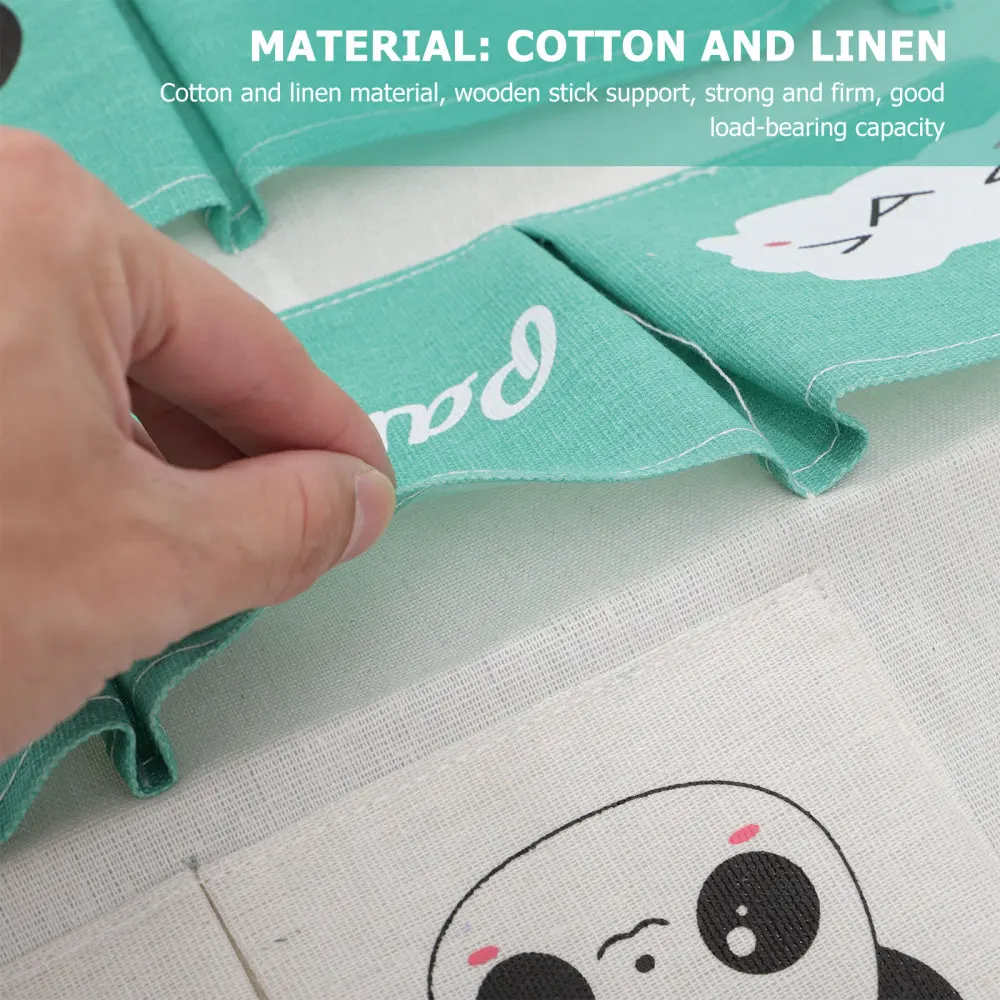 

Multi-function Door Wall Hanging Bag Printing 7 Pockets Door Storage Pouch