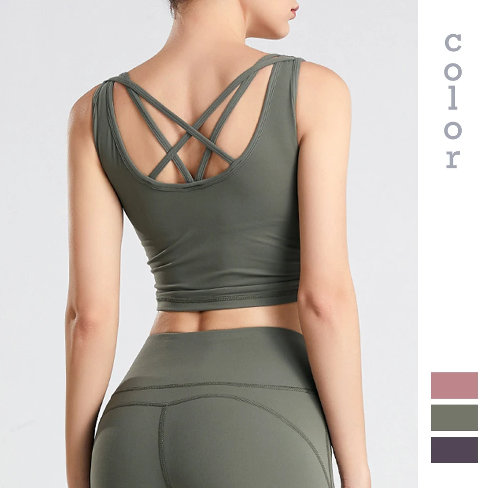 Топы Для Йоги Moonglade новинка спортивный жилет для фитнеса Женский однотонный