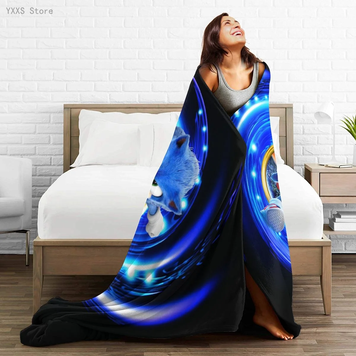 

Anime 3D printed Ultra-Soft Micro Fleece Blanket flannel throw Sherpa bedspread bedding sofa picnic fur soft blanket 300336378