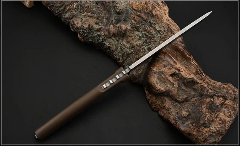 Охотничий нож ручной работы острый стальной D2 G10 тактический с фиксированным