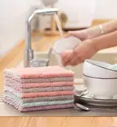 125 шт Double-Слои Абсорбирующая Кухня салфетка для мытья посуды с антипригарным покрытием масла бытовой чистки вытирания Полотенца кухонный инструмент