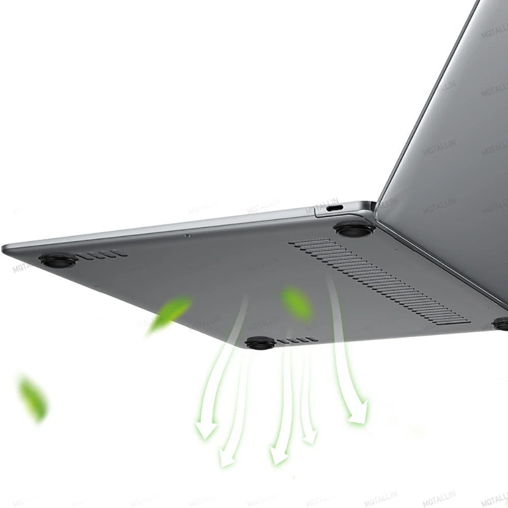 Матовый Прозрачный чехол для ноутбука Macbook Pro Retina Air 11 12 13 15 16 дюймов 2020 mac Air/pro 3 с Touch