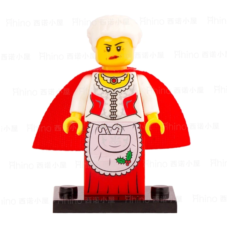 Одиночная продажа Mrs. Claus Рождество hol048 праздник Звездные войны DIY minifig Сделай Сам
