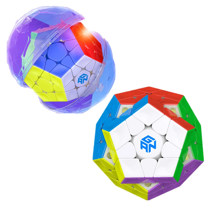 Игрушка головоломка GAN Megaminx M гладкая профессиональная игра подарок магнитный