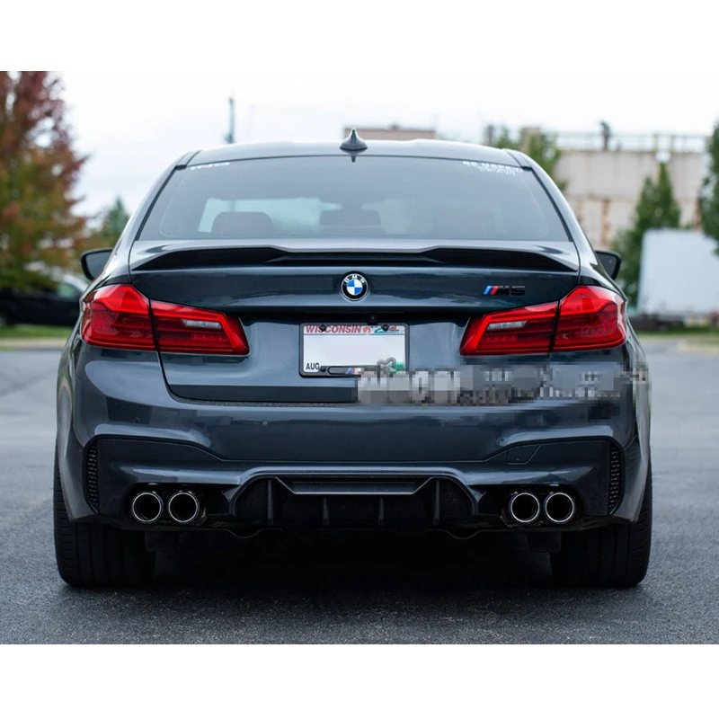 Для BMW G30 5 series sedan 520i 530i 540i G38 real carbon fiber/black PRO style автомобильный спойлер губа 2017 2018 2019