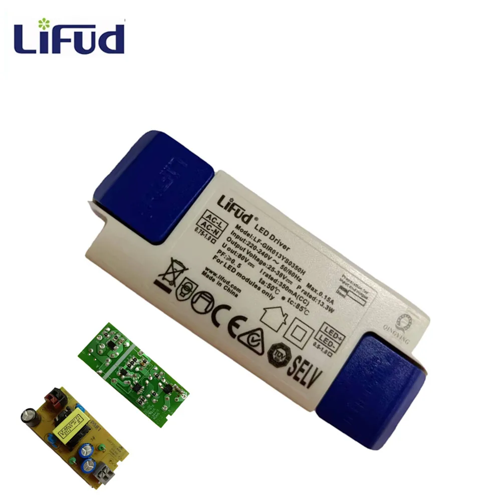 LiFud-Controlador LED Serie LF-GIR009YS, 25-42V, 135mA, 160mA, 180mA, 200mA, 250mA, 300mA, 350mA, certificación CE CB, TUV, SAA, RCM