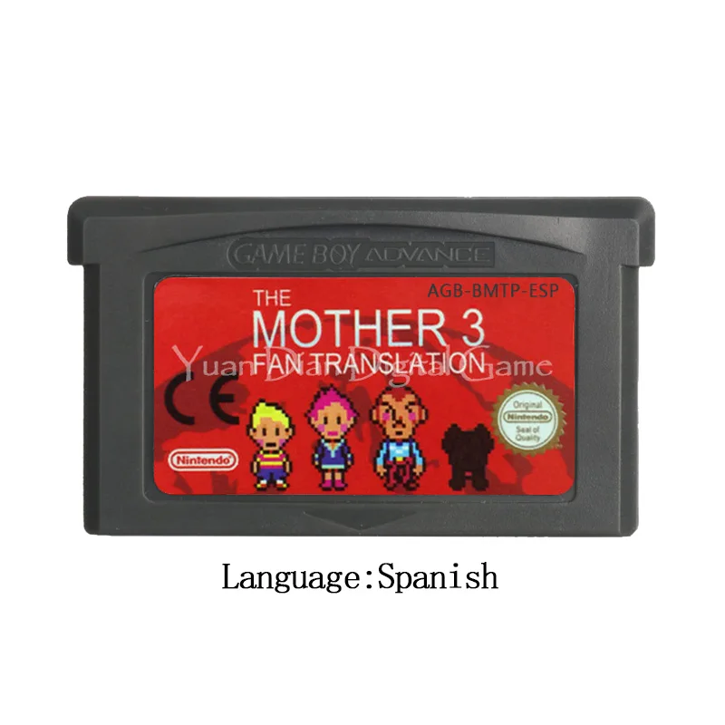 Картридж с картриджем для видеоигр Nintendo GBA карта мама 3 испанский язык