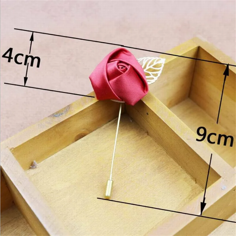 

Silk Rose Flower Groom Corsage Gold Alloy Bridal Wedding Decoration Corsage Bridal Team Decoration Bridal Wedding Decoration
