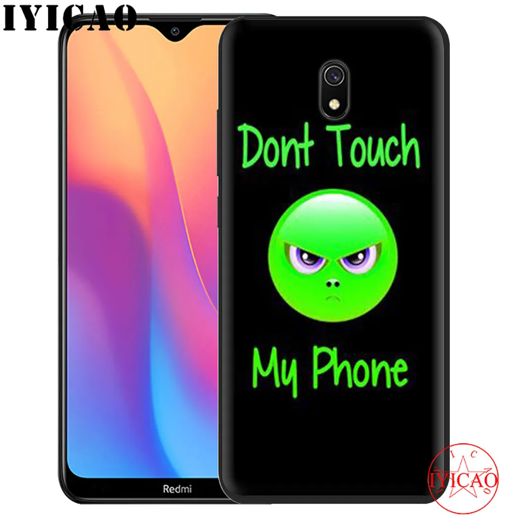 Don t touch my phone Мягкий силиконовый чехол для телефона Redmi Note 4X 5A Prime 6 7 8 Pro 8T